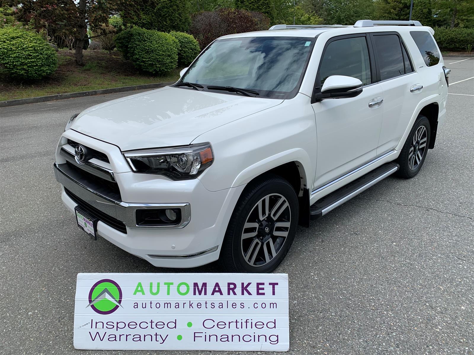 2017 Toyota 4Runner Limited 4X4 7PASS, FINANCING, WARRANTY, INSPECTED 