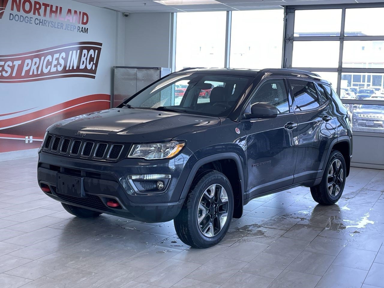 2018 Jeep Compass Trailhawk | 4X4 | Leather | Backup Camera | Heated