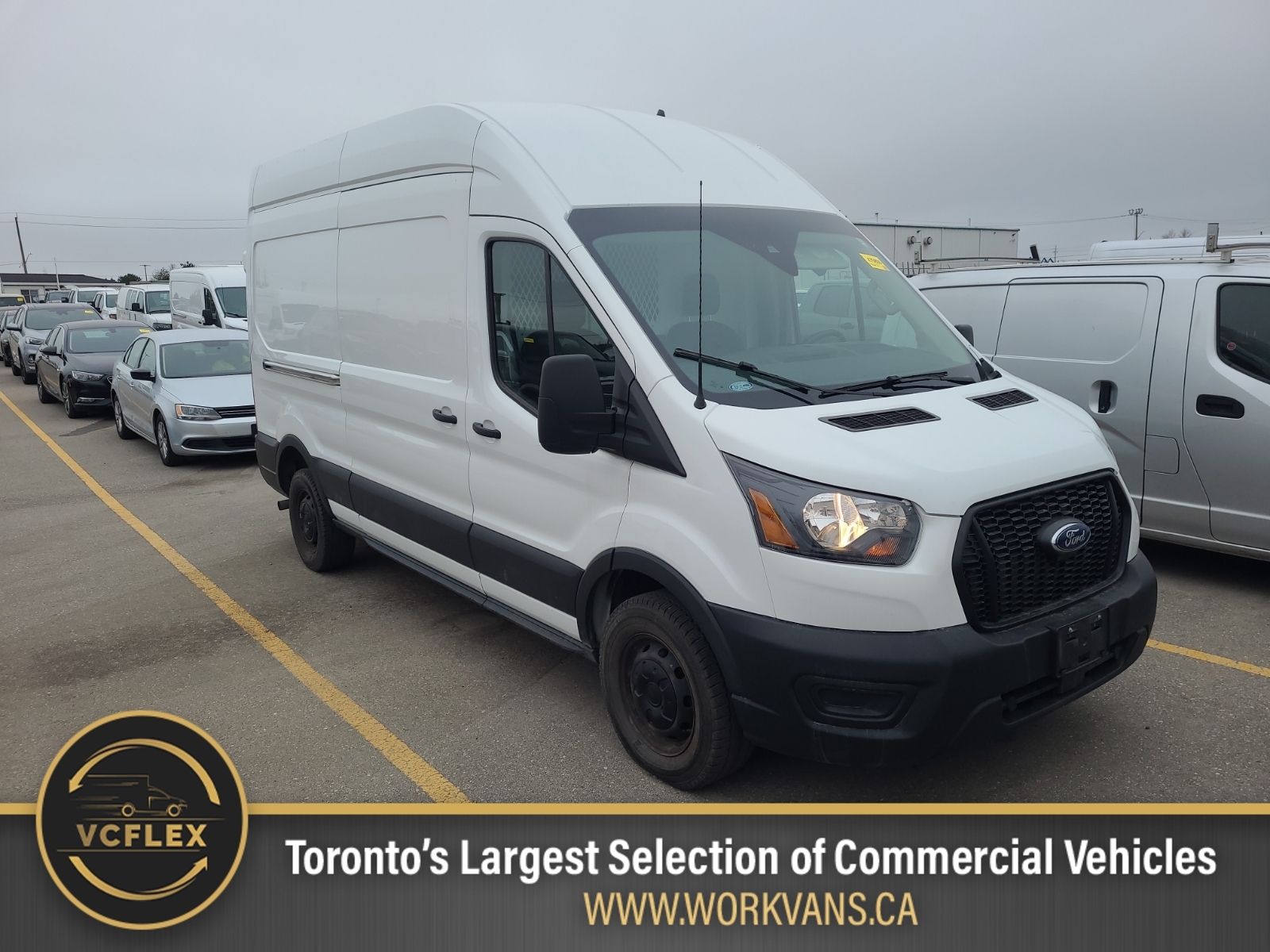 2021 Ford Transit Cargo Van T-250 148WB High Roof - V6 Gas - Divider/Shelves