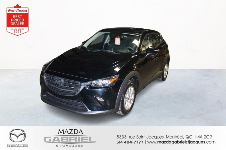 2020 Mazda CX-3 GS TRACTION AVANT+1 PROPRIETAIRE+BAS KILOMETRAGE