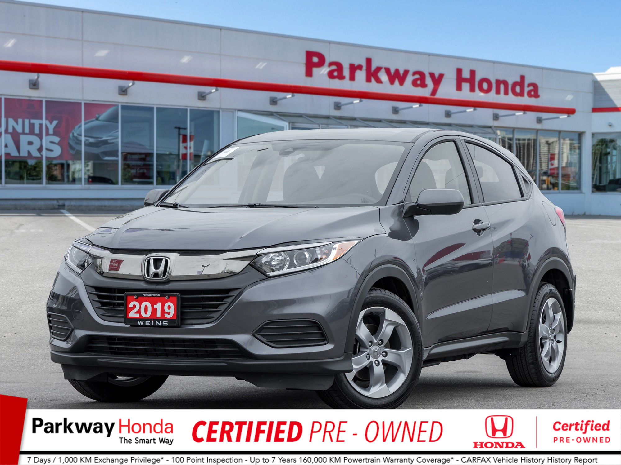 2019 Honda HR-V AWD | HONDA CERTIFIED | OFF LEASE | NO ACCIDENTS