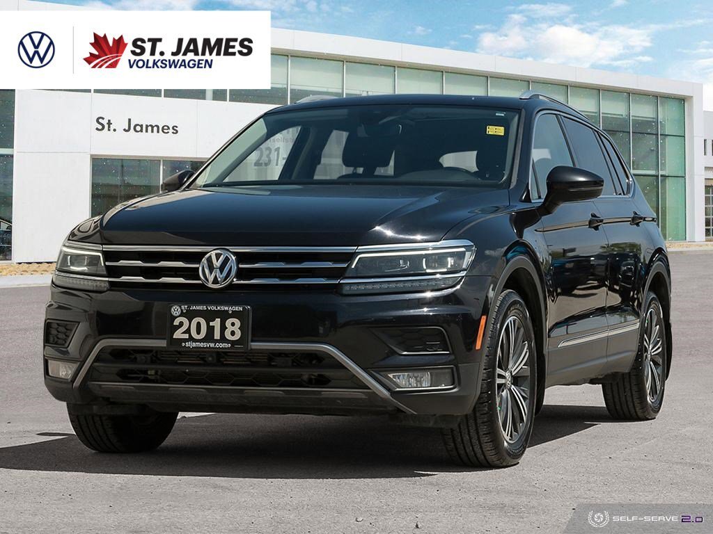2018 Volkswagen Tiguan Highline | LOCAL ONE OWNER | WINTER & SUMMER TIRES