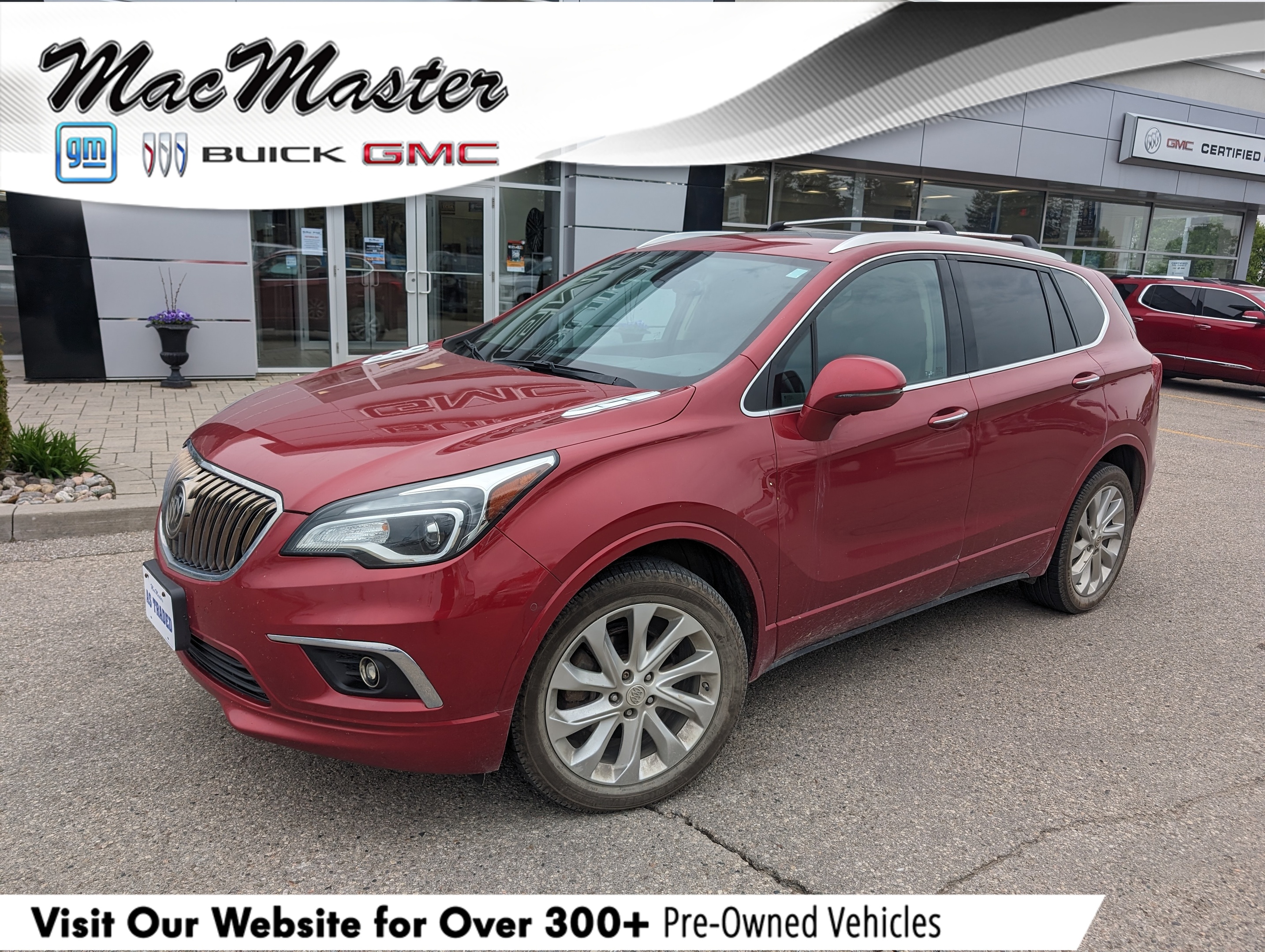 2016 Buick Envision PREMIUM II AWD, 2.0T, NAV, ROOF, 1-OWNER, AS-IS!