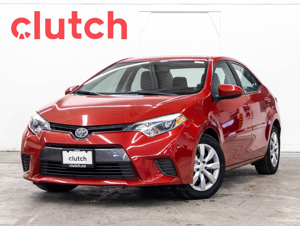 2015 Toyota Corolla LE w/ Rearview Cam, Bluetooth, A/C
