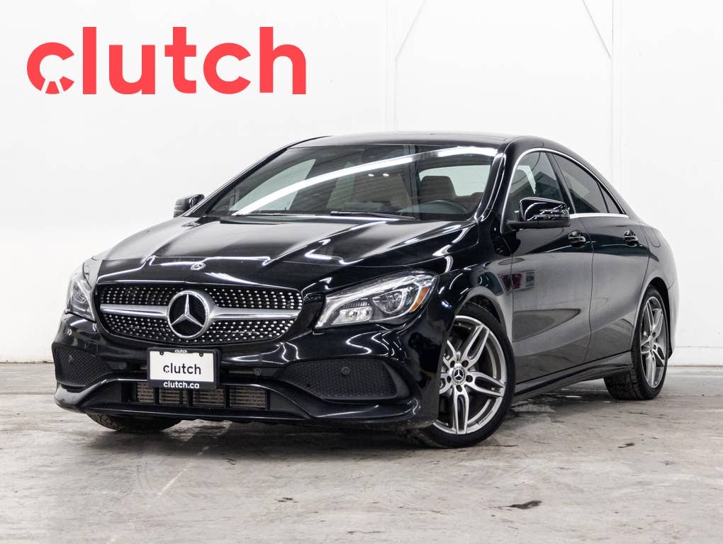 2018 Mercedes-Benz CLA 250 AWD w/ Apple CarPlay & Android Auto, Rearview 