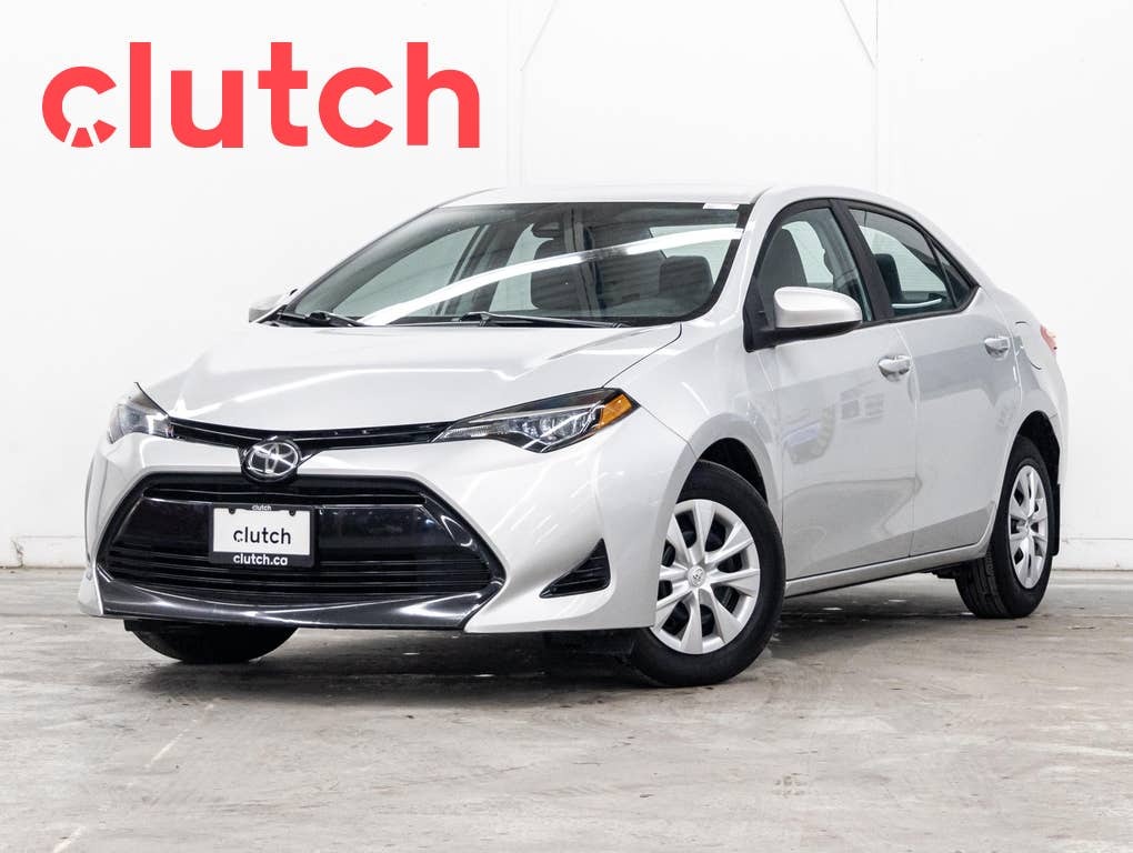 2018 Toyota Corolla CE w/ Rearview Cam, A/C, 6.1 Touchscreen Display