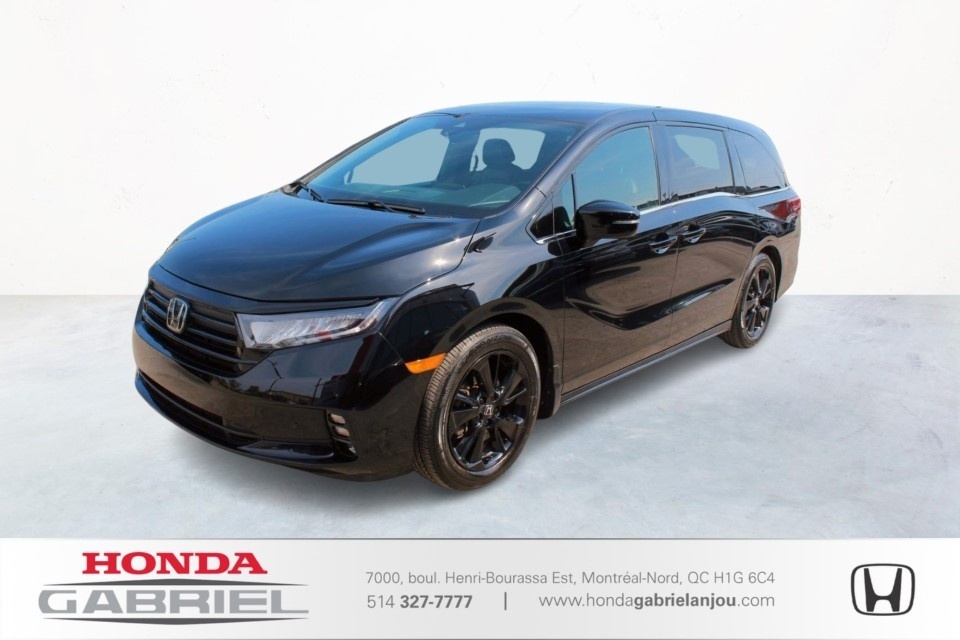 2023 Honda Odyssey BLACK EDITION JAMAIS ACCIDENTEE+1 SEUL PROPRIO+CAR