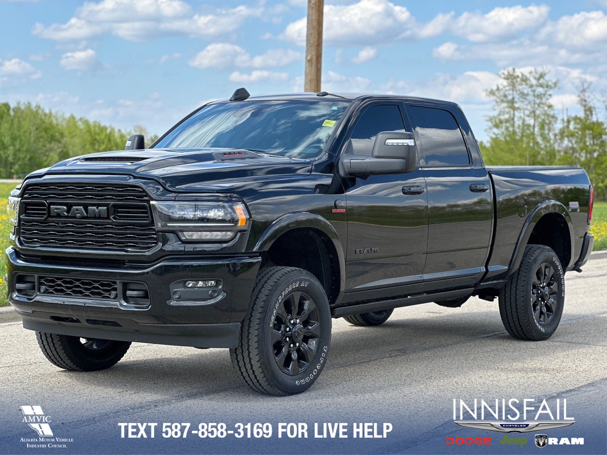 2024 Ram 3500 Limited Night Edition with AISIN HD Transmission! 