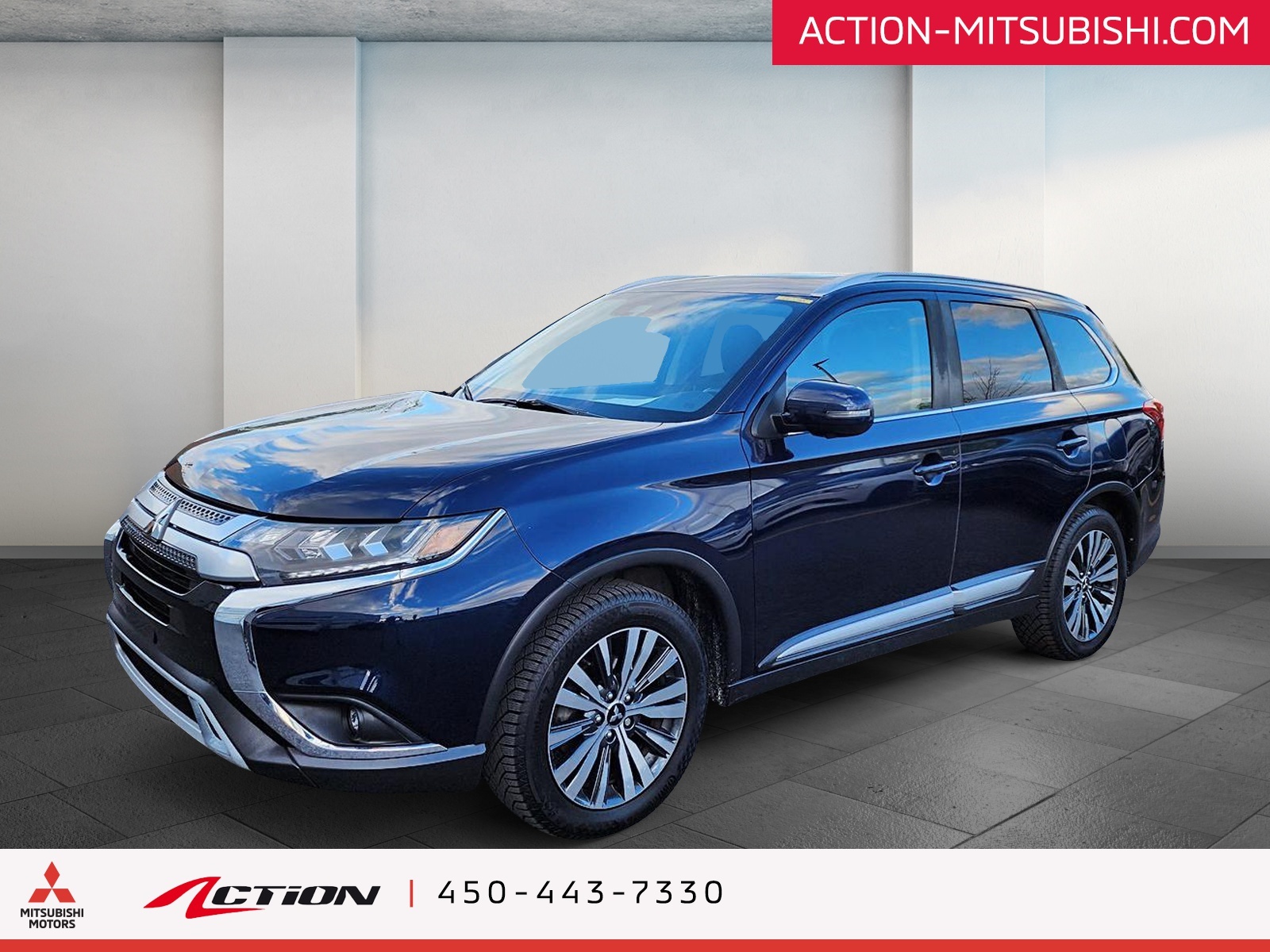 2020 Mitsubishi Outlander EX-L S-AWC+7 PASSAGERS+CUIR+TOIT OUVRANT+BLUETOOTH