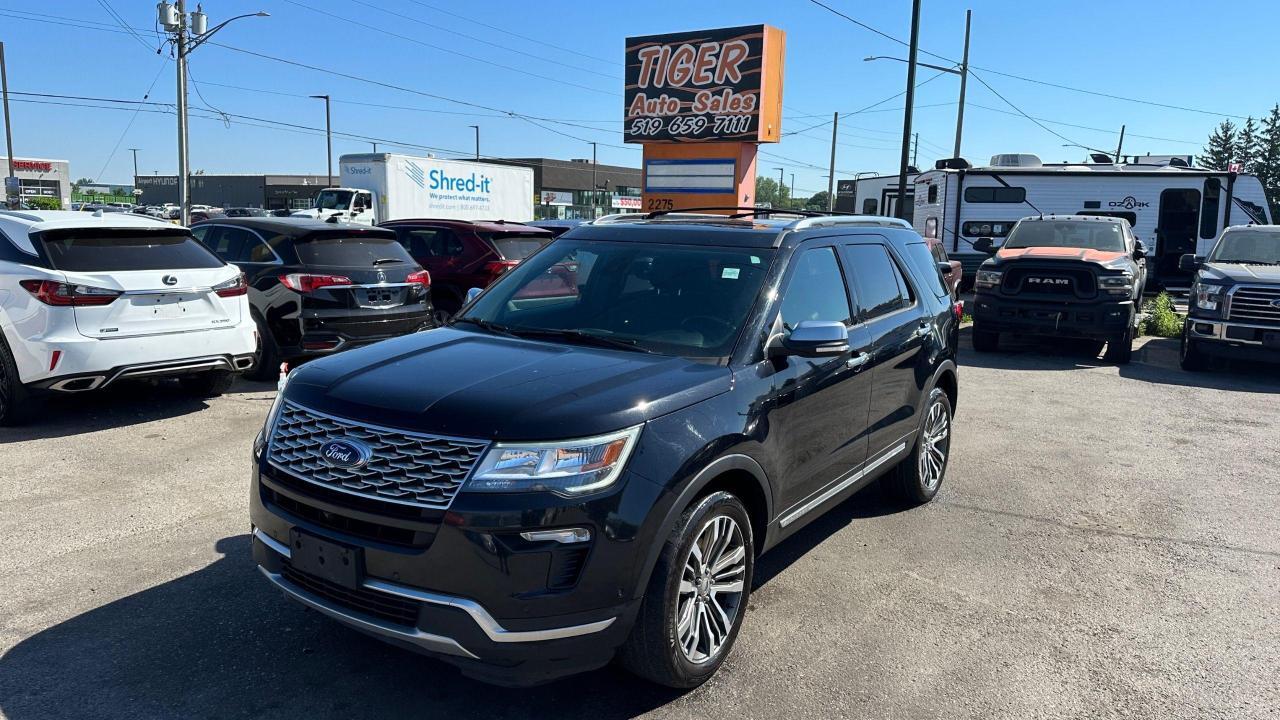 2019 Ford Explorer PLATINUM 4X4, LEATHER, FULLY LOADED, CERTIFIED