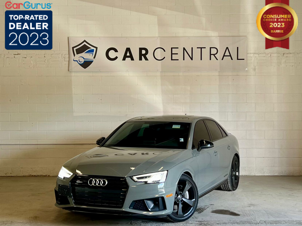 2019 Audi A4 Technik S-Line AWD| No Accident| 360 Cam| Sunroof|