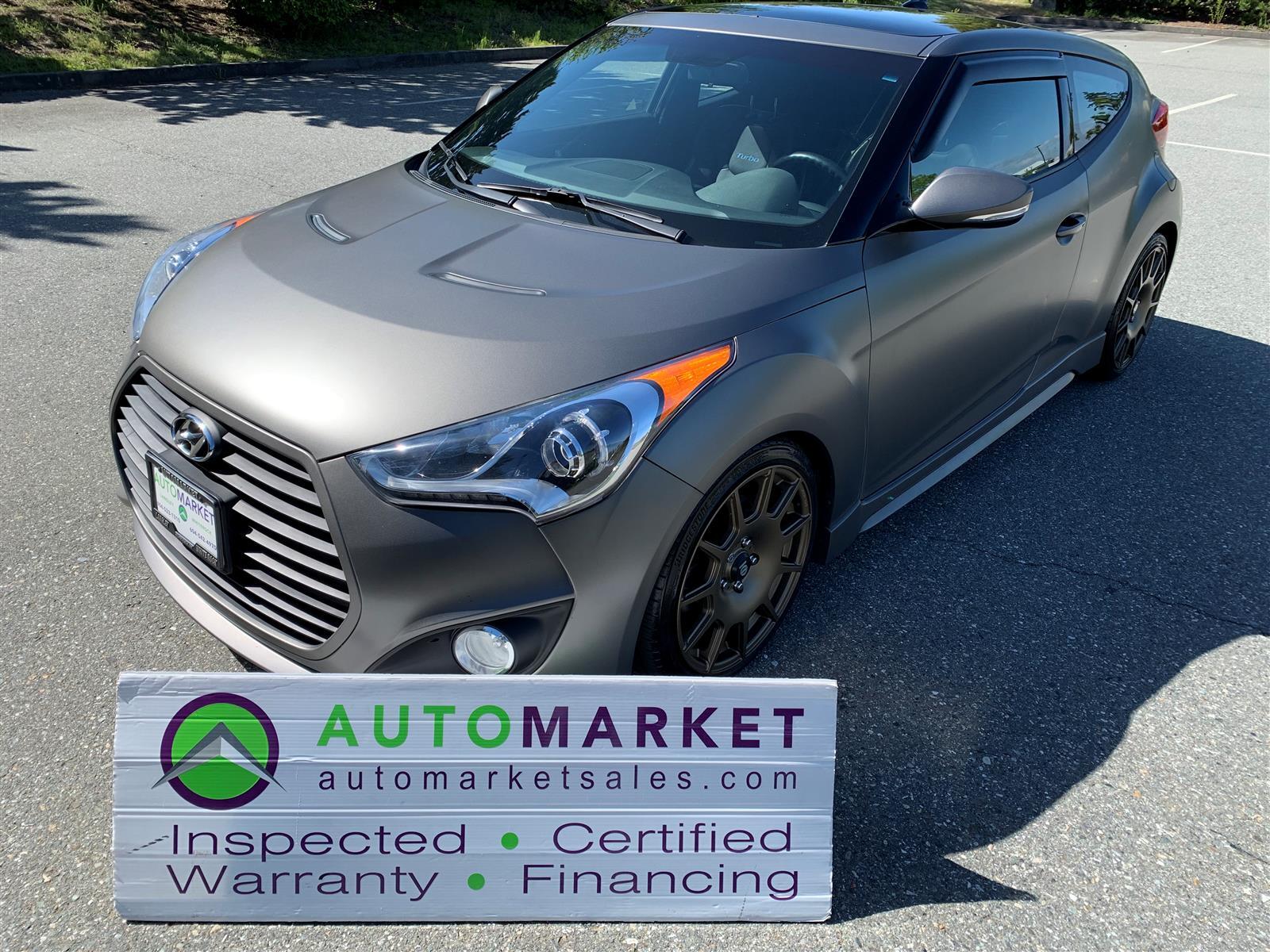 2013 Hyundai Veloster TURBO, IMMACULATE, FINANCING, WARRANTY, INSPECTED 