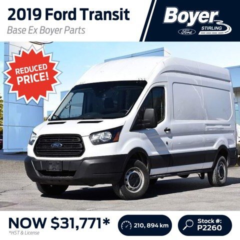 2019 Ford Transit Van BASE EX BOYER PARTS VAN! / 