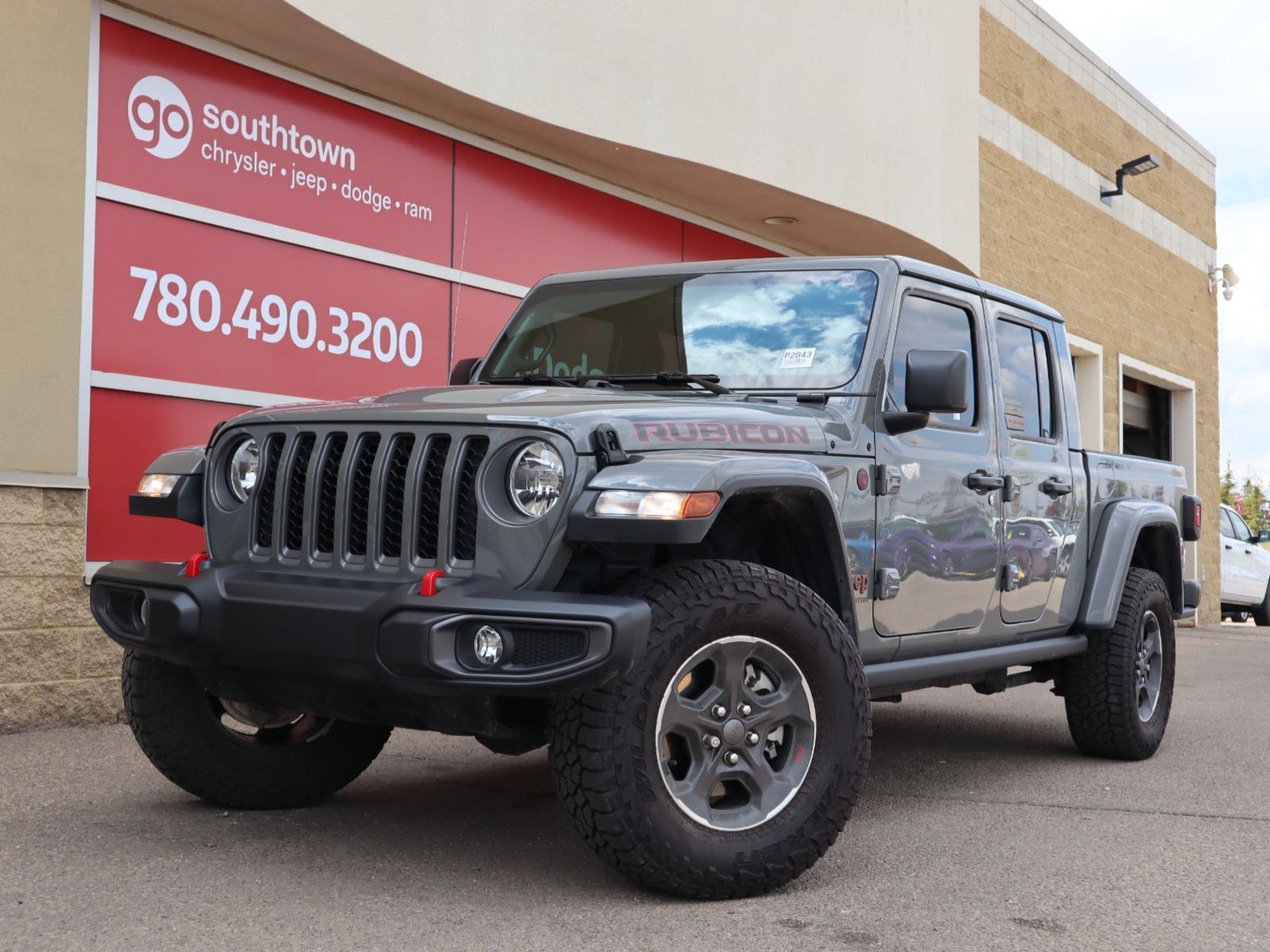 2023 Jeep Gladiator RUBICON IN STING GREY EQUIPPED WITH A 3.6L V6 , 4X