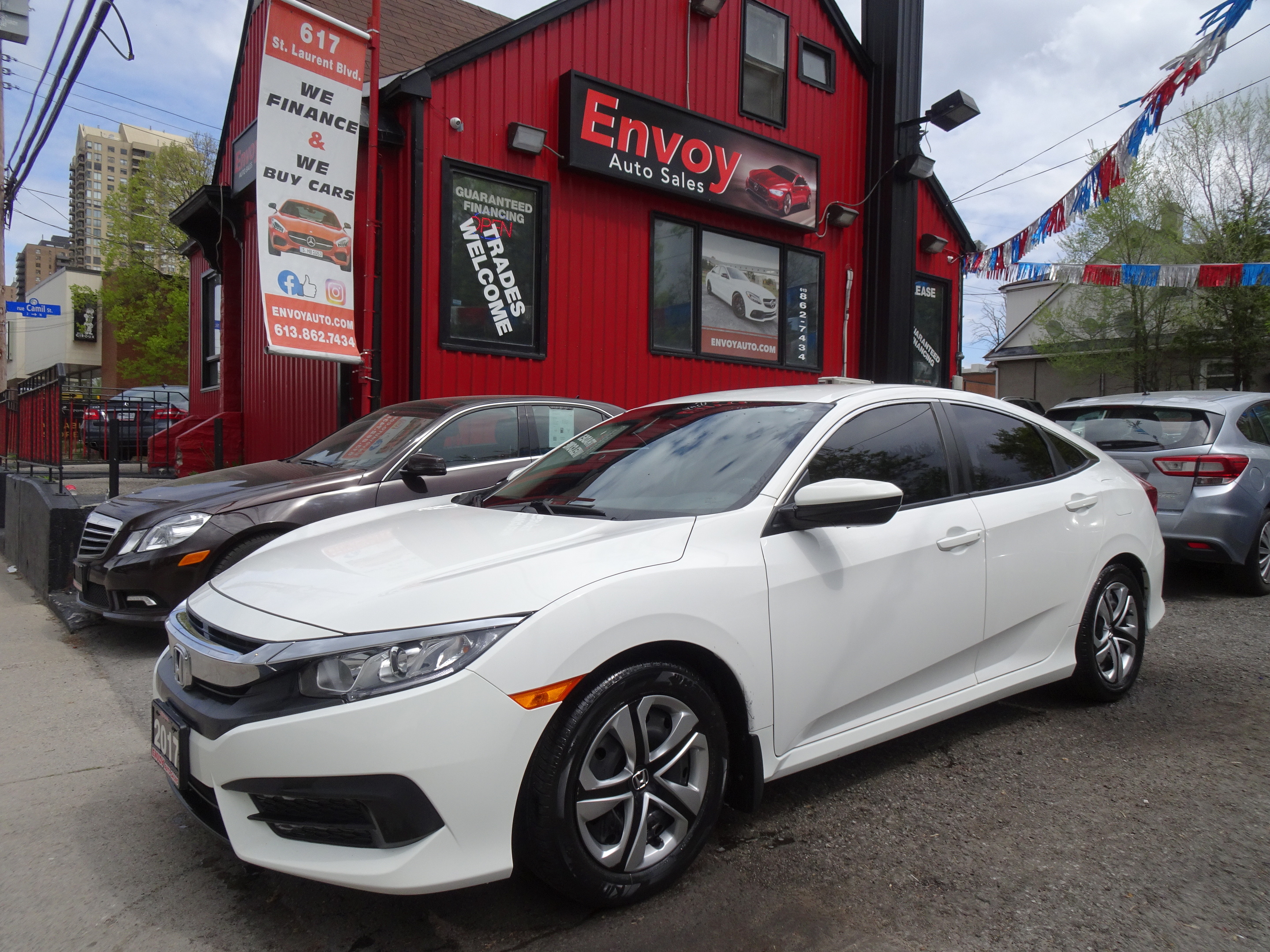 2017 Honda Civic LX 1-OWNER!! NO ACCIDENTS!! LOW KMS!!