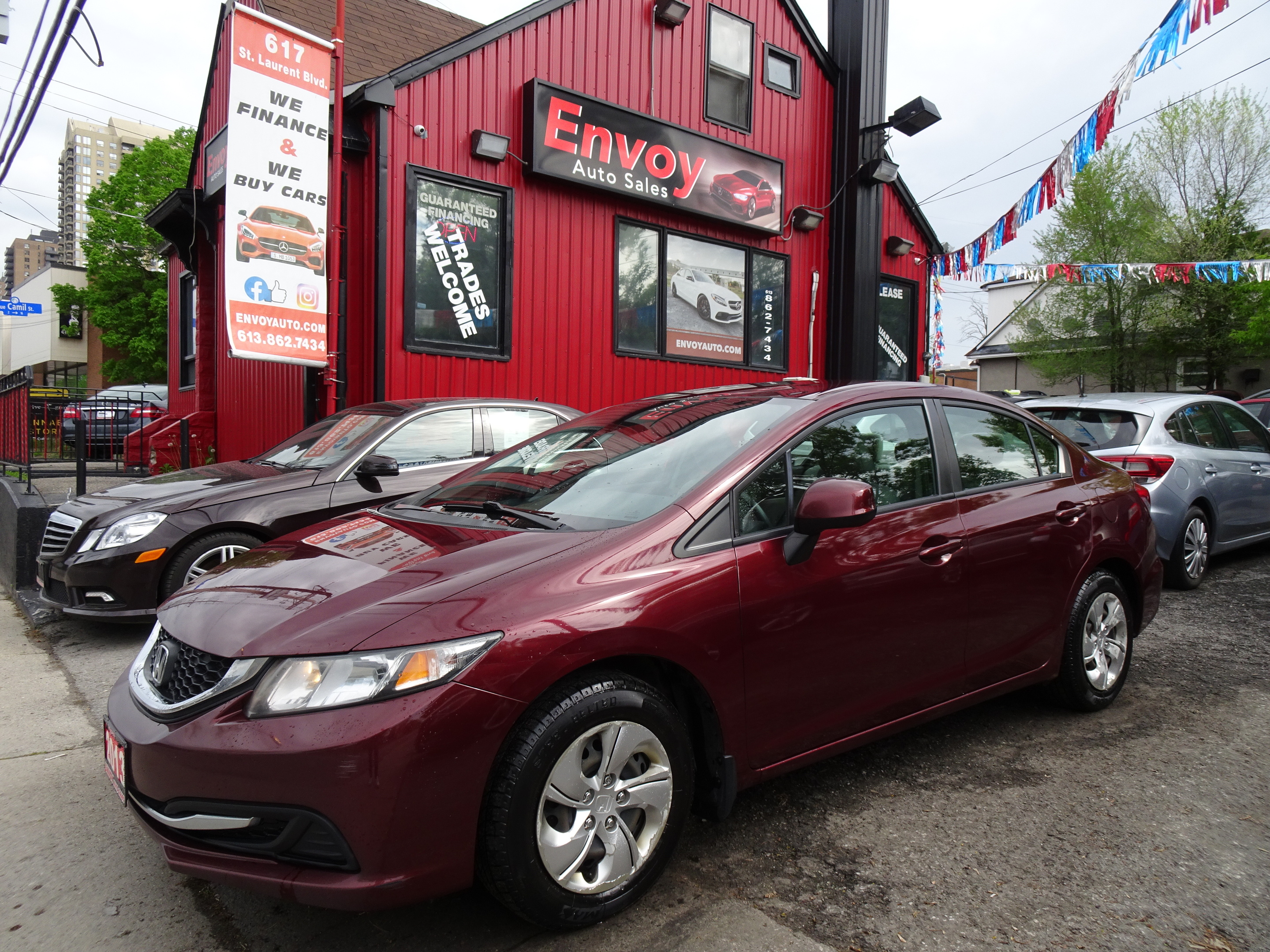 2013 Honda Civic LX 1-OWNER!! NO ACCIDENTS!! HTD SEATS!!