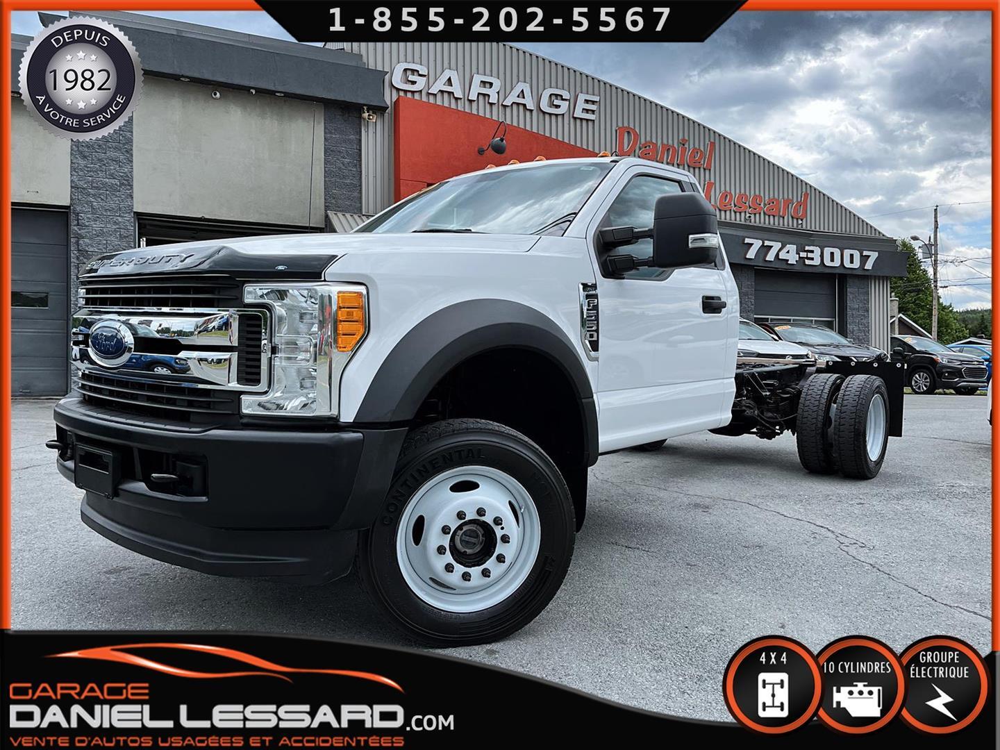 2017 Ford F-550 XLT 4x4 * PAS VGA * CHASSIS CAB