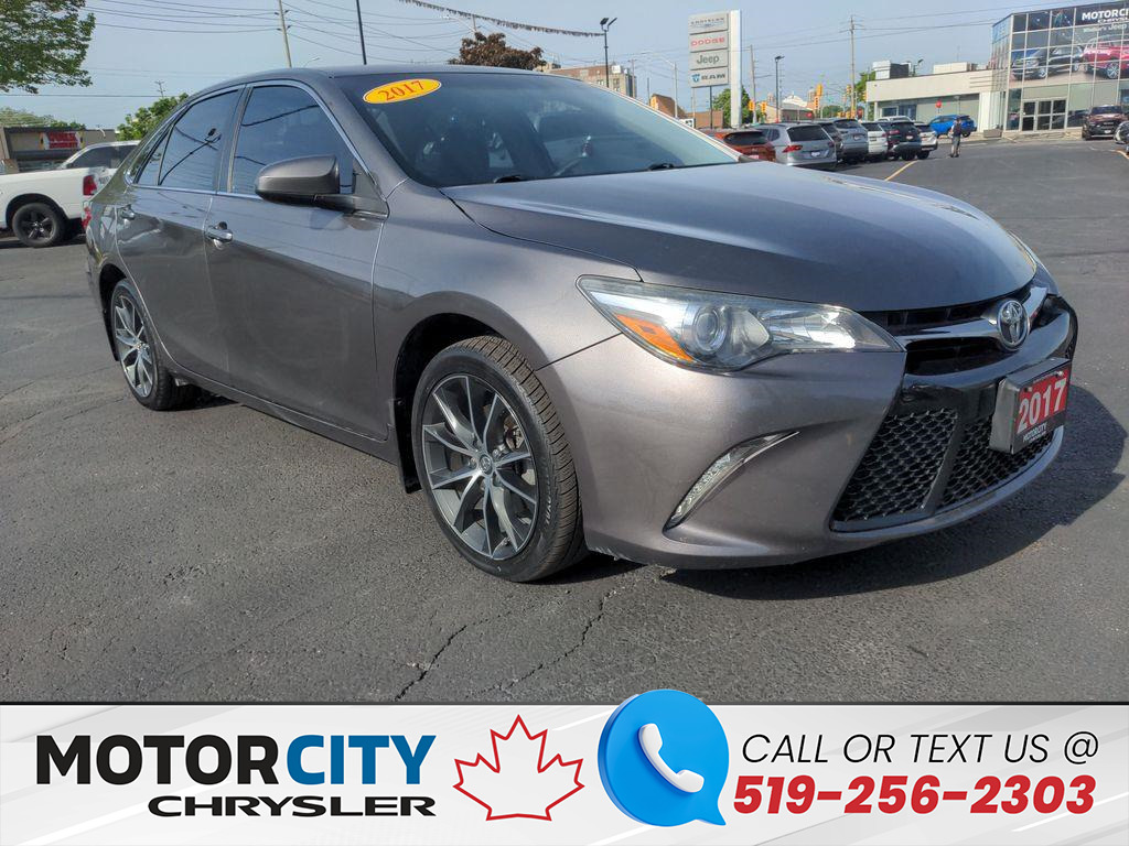2017 Toyota Camry XSE Low K's 2.4L-4cyl Heated Leather Bluetooth Rea