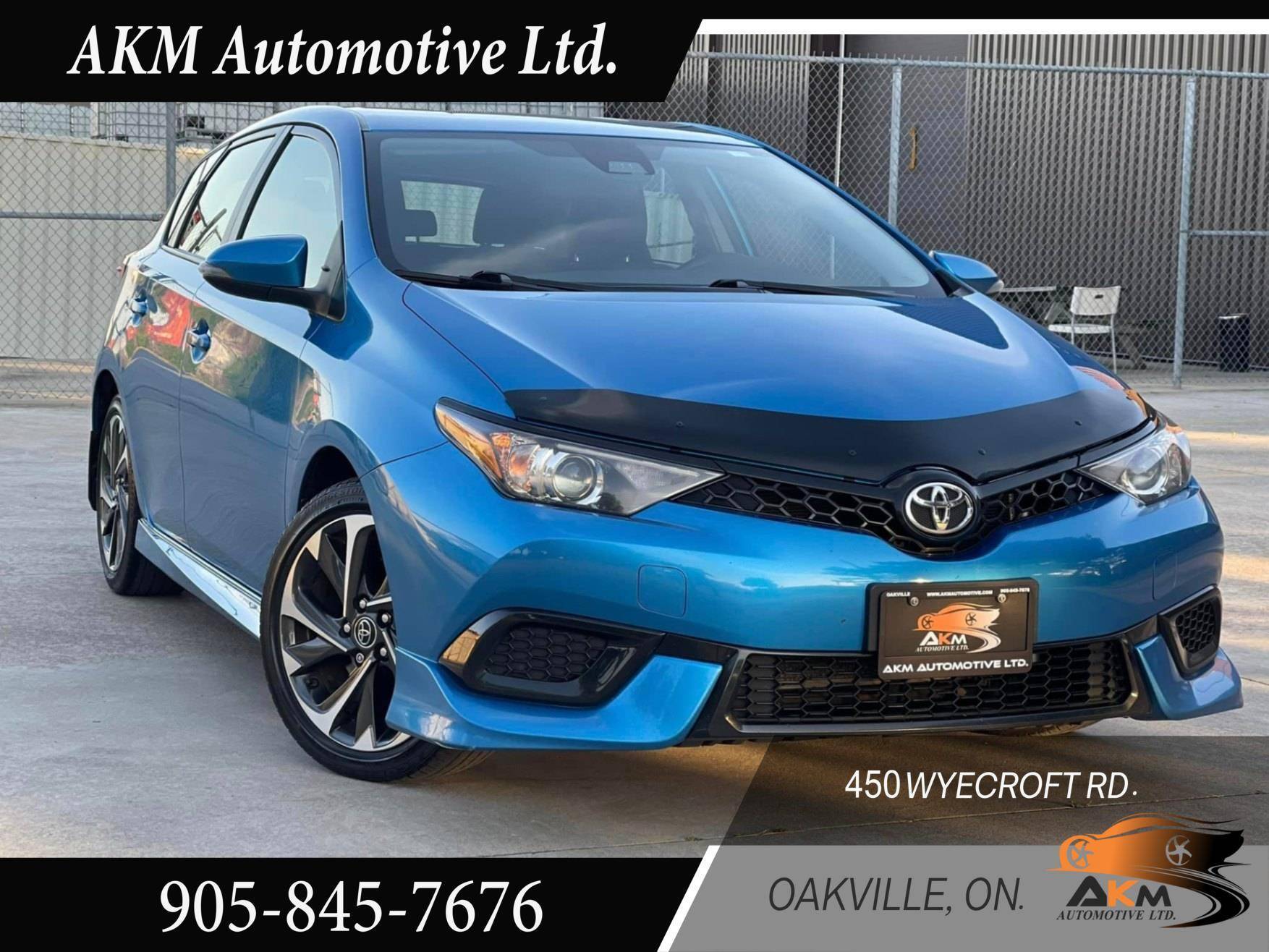 2017 Toyota Corolla iM 4dr HB IM, Accident Free, Certified