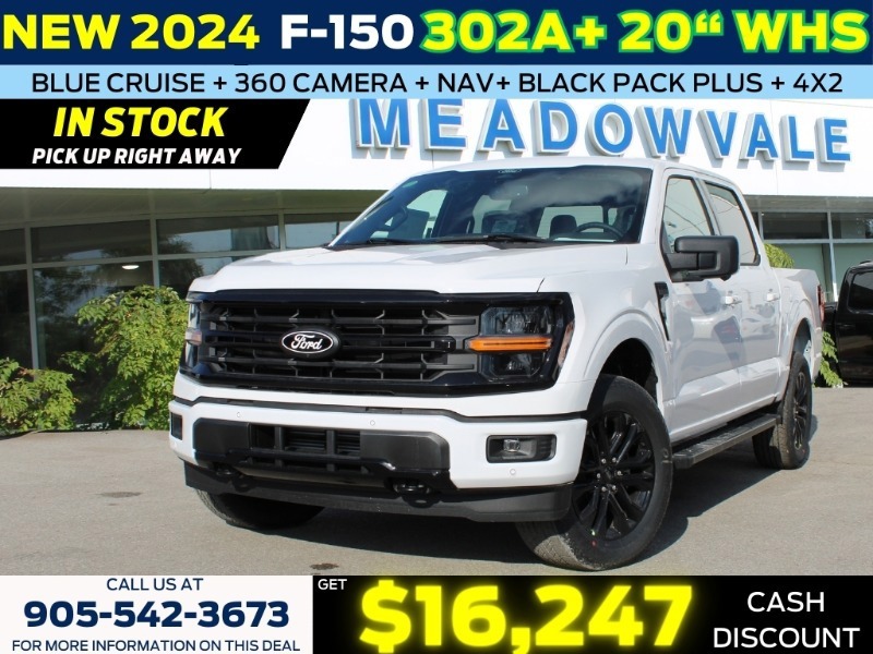 2024 Ford F-150 XLT - 320A PACKAGE  AUTO PILOT  360 CAM  BLACK PAC