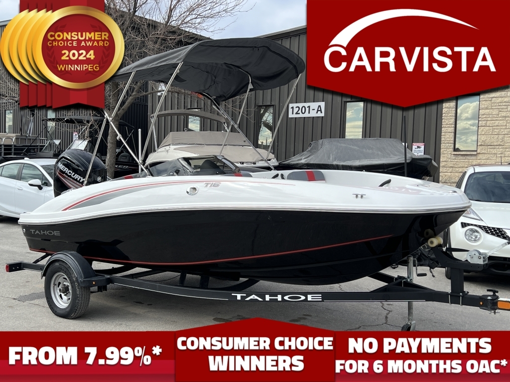2019 Tahoe T16 75HP WITH TRAILER