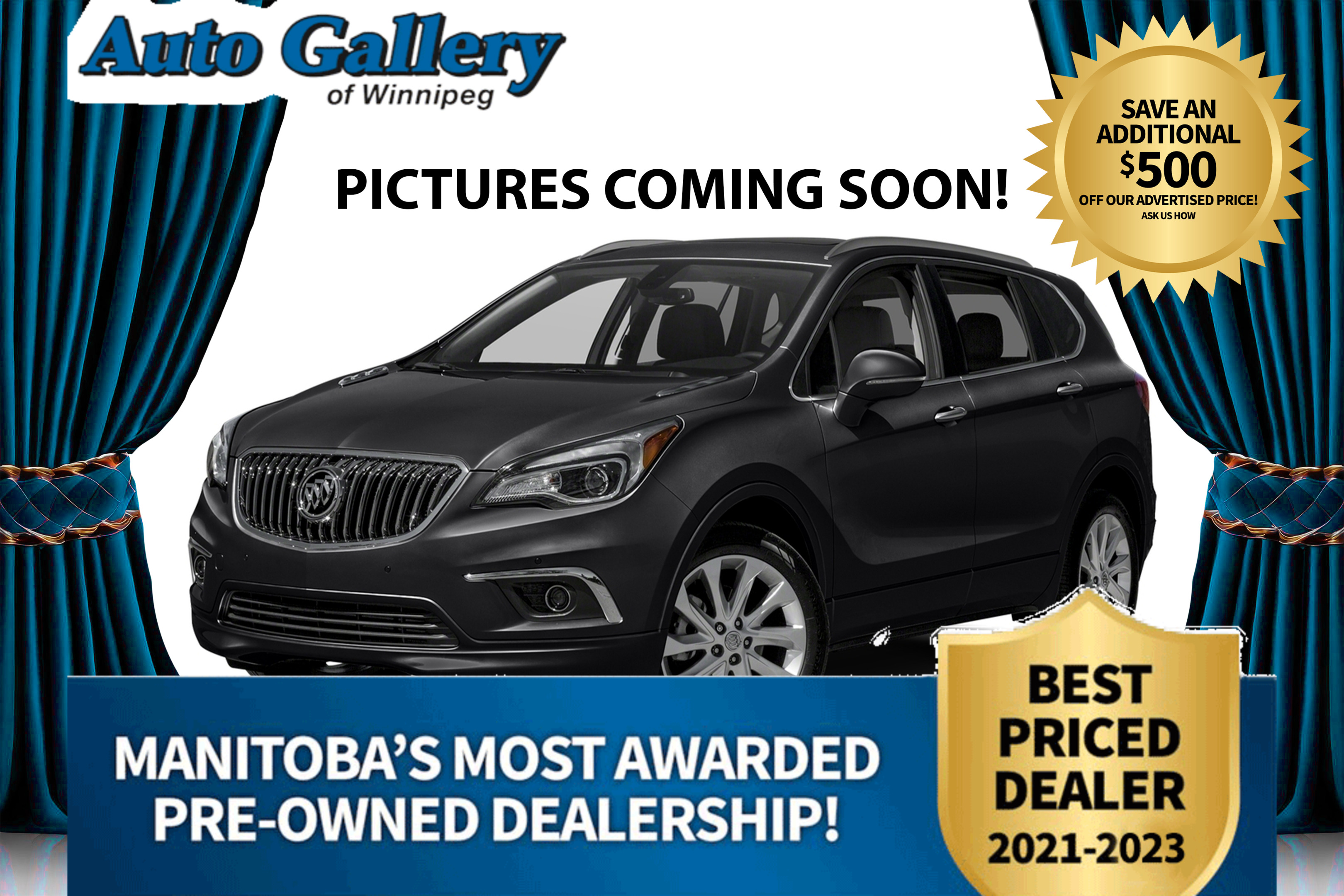 2017 Buick Envision Premium II, AWD, NAVIGATION, HTD/CLD SEATS, CLEAN!