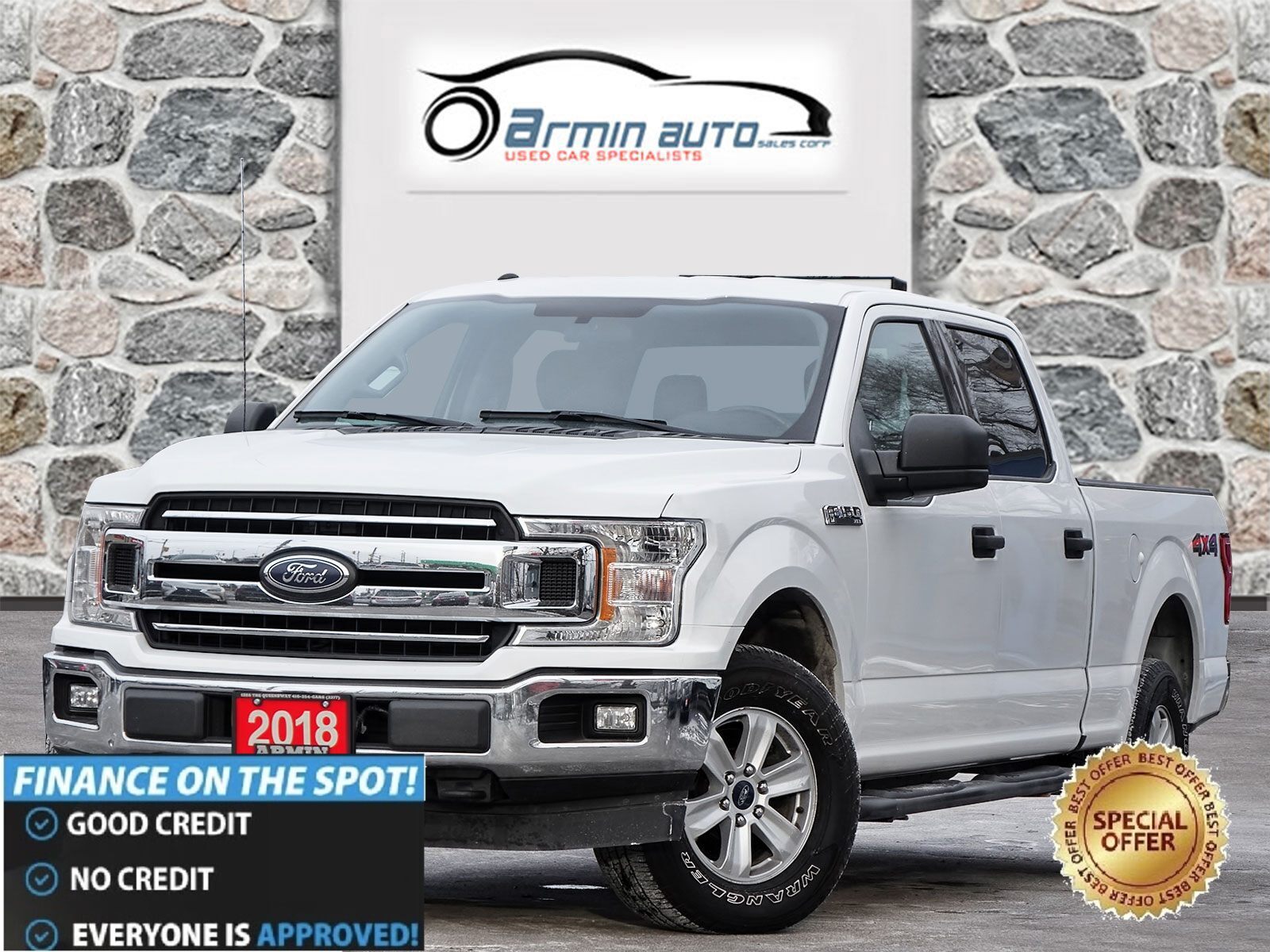 2018 Ford F-150 XL 4WD SuperCrew ****SOLD****