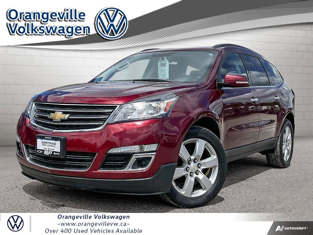 2017 Chevrolet Traverse LT CERTIFIED PRE-OWNED | 1-OWNER | CLEAN CARFAX | 