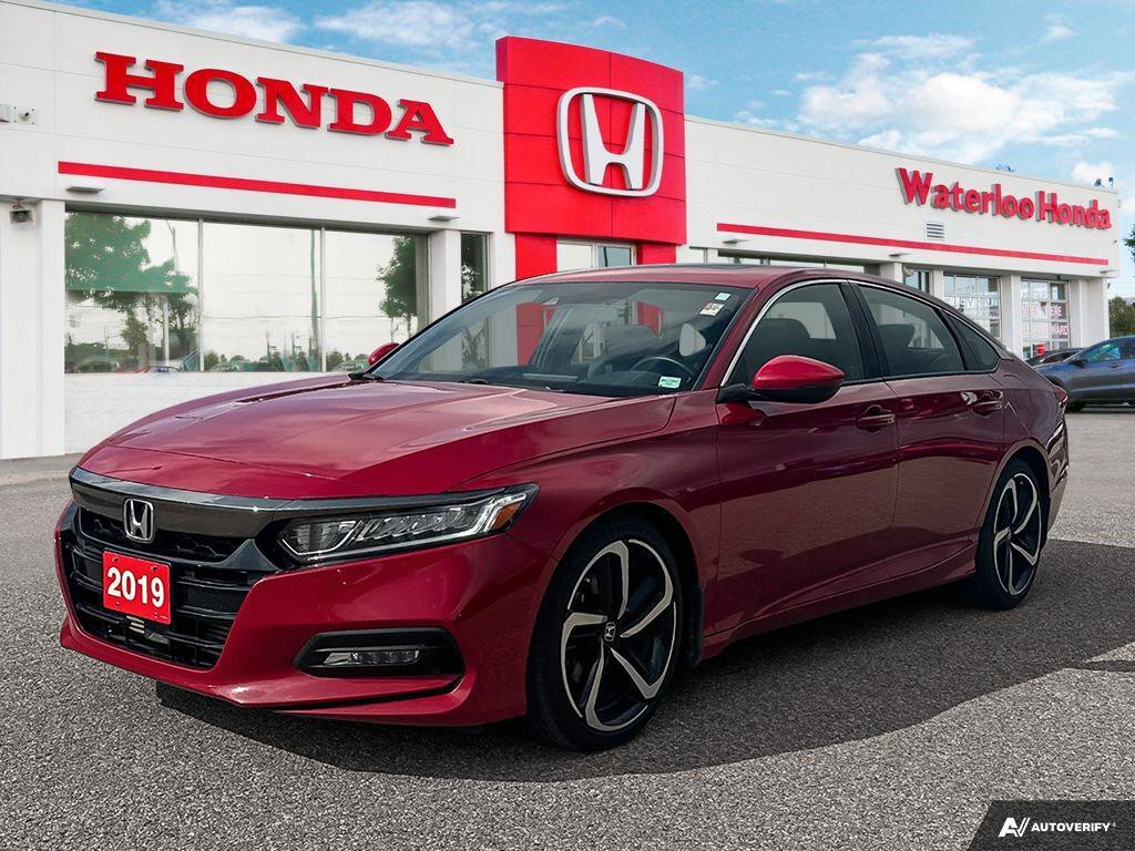 2019 Honda Accord Sedan Sport | ONE OWNER | ACCIDENT FREE | CARPLAY | SUNR