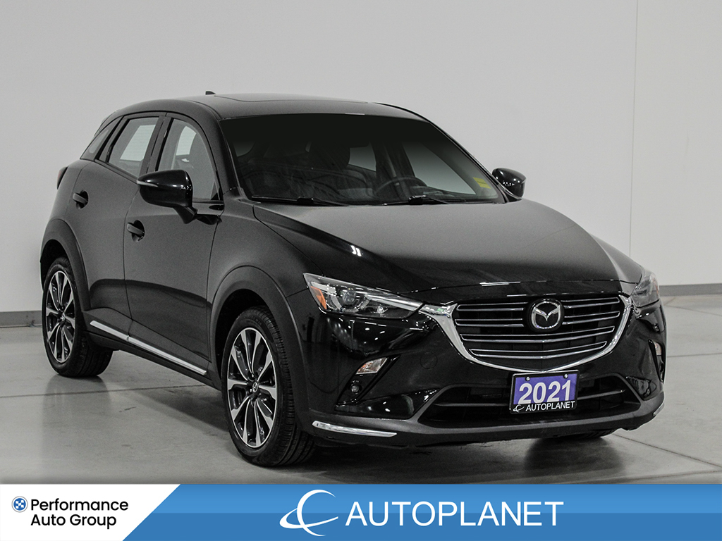 2021 Mazda CX-3 GT AWD, Heads Up Display, Back Up Cam, Sunroof!
