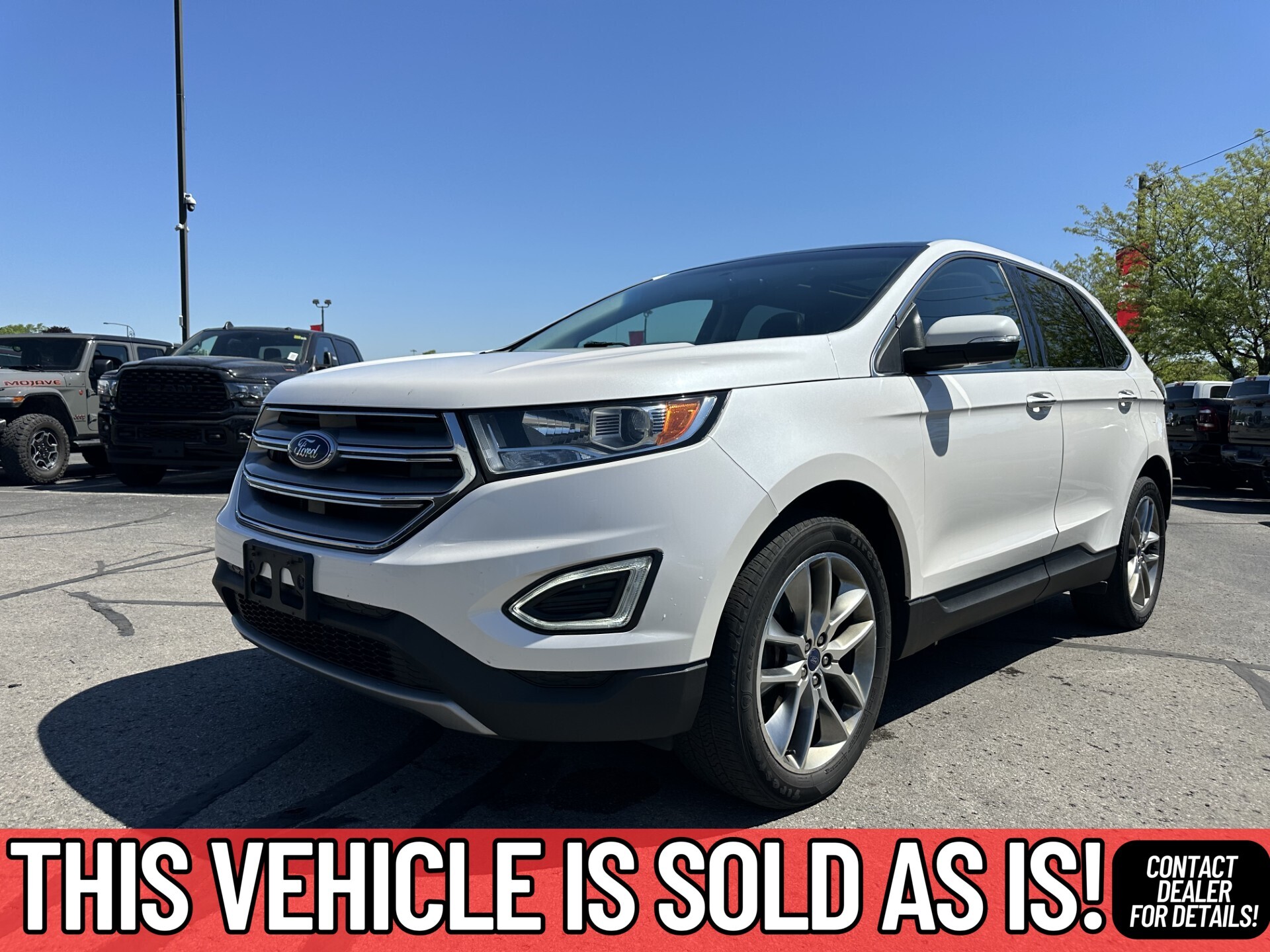 2016 Ford Edge Titanium | WHOLESALE TO THE PUBLIC | SOLD AS IS !!