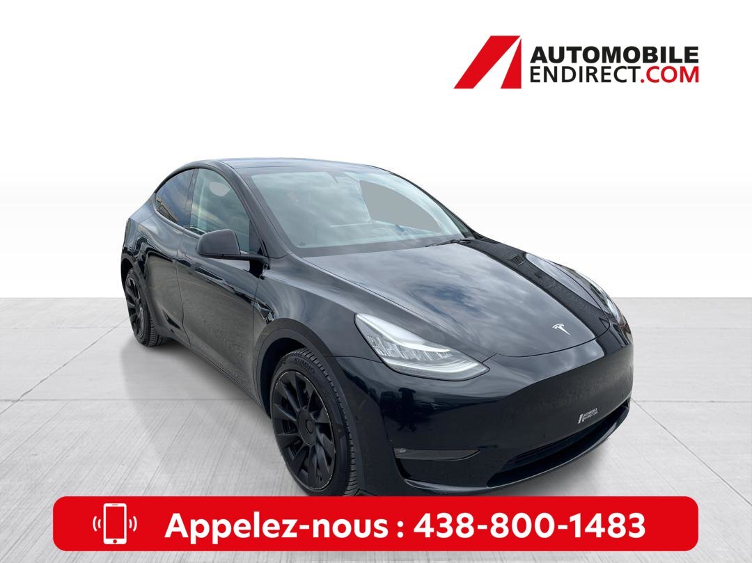 2022 Tesla Model Y Long Range Dual motor AWD Cuir Toit Vitré Mags 20 