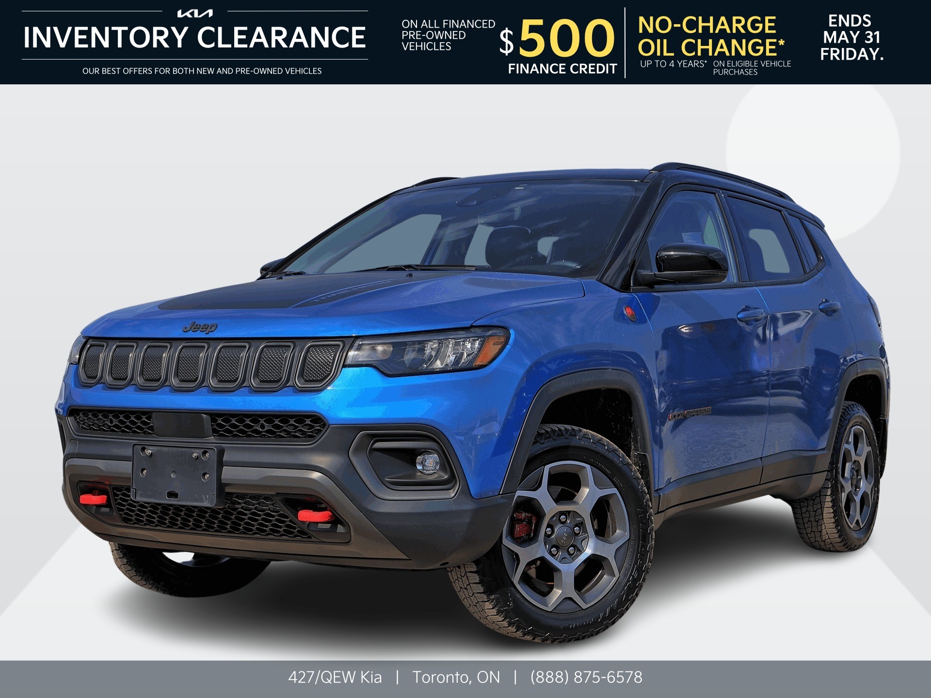 2022 Jeep Compass Trailhawk 4x4 | Climate Control | Power Seat