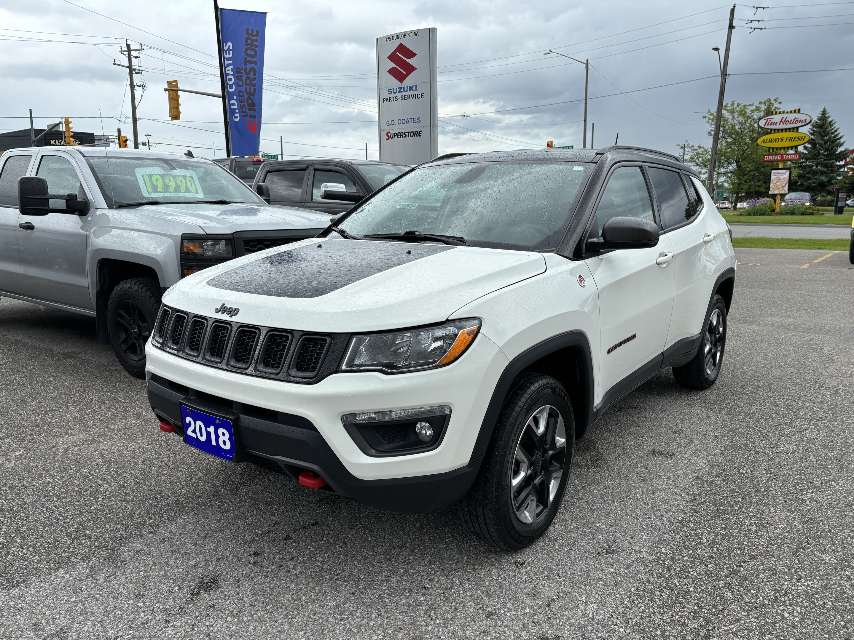 2018 Jeep Compass Trailhawk 4x4 ~Heated Steering+Seats ~Bluetooth