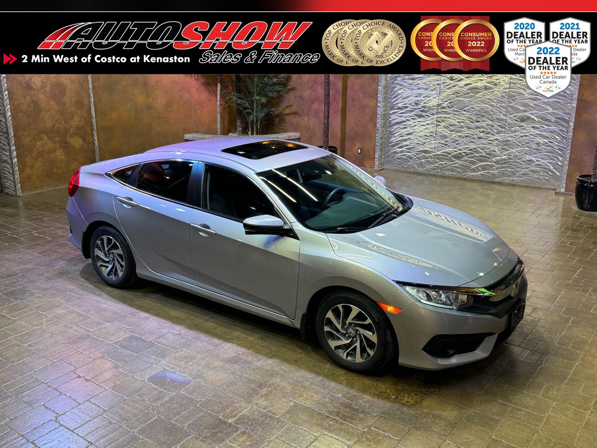 2017 Honda Civic Sedan EX - Sunroof, Heated Seats, Adptv Cruise, CarPlay!
