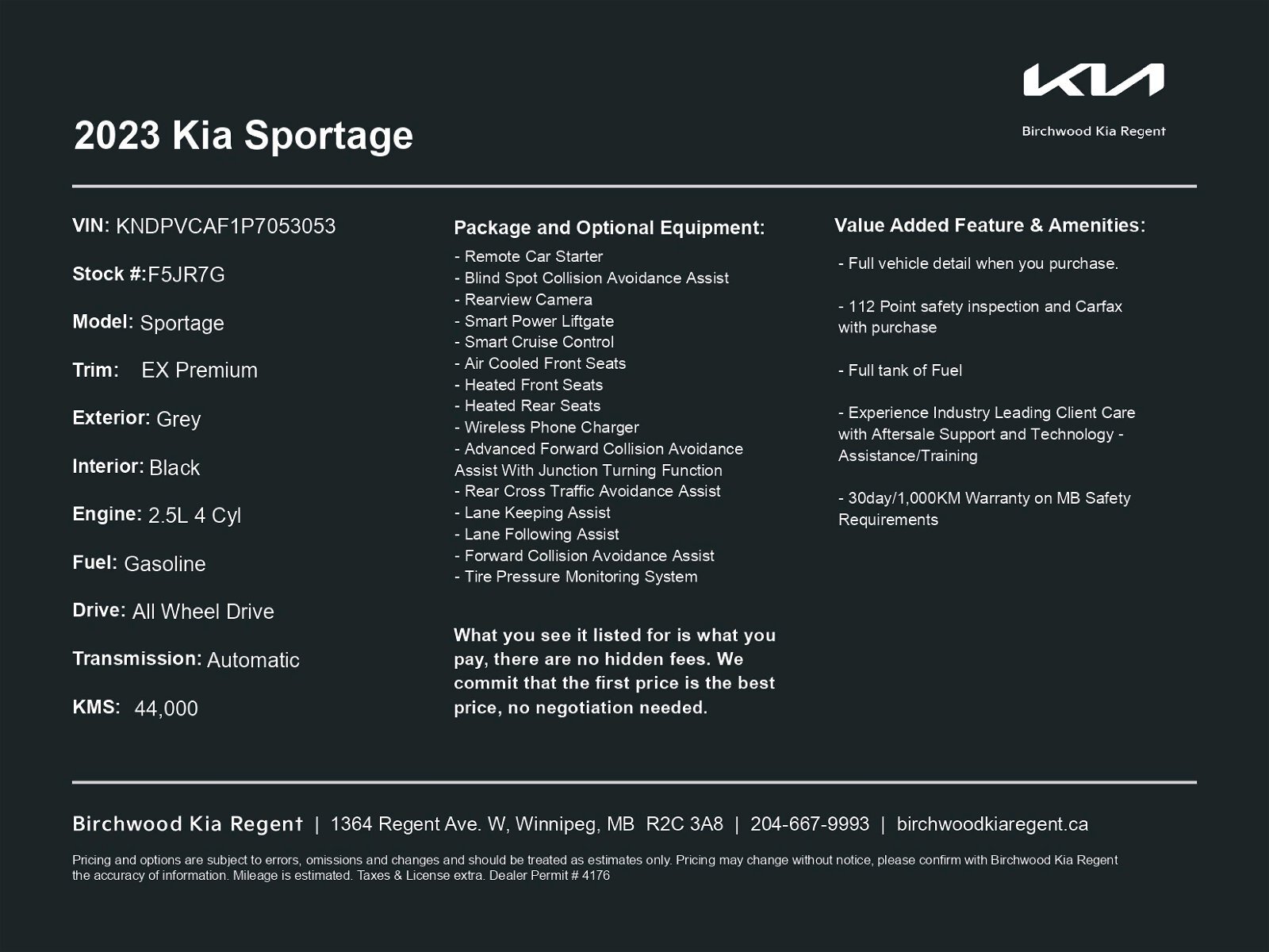 2023 Kia Sportage EX Premium Clean CARFAX | Remote Car Starter
