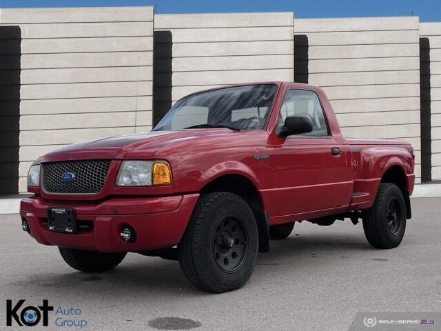 2001 Ford Ranger Edge Plus AUTO, LEATHER SEATS, TWO DOOR, CD PLAYER