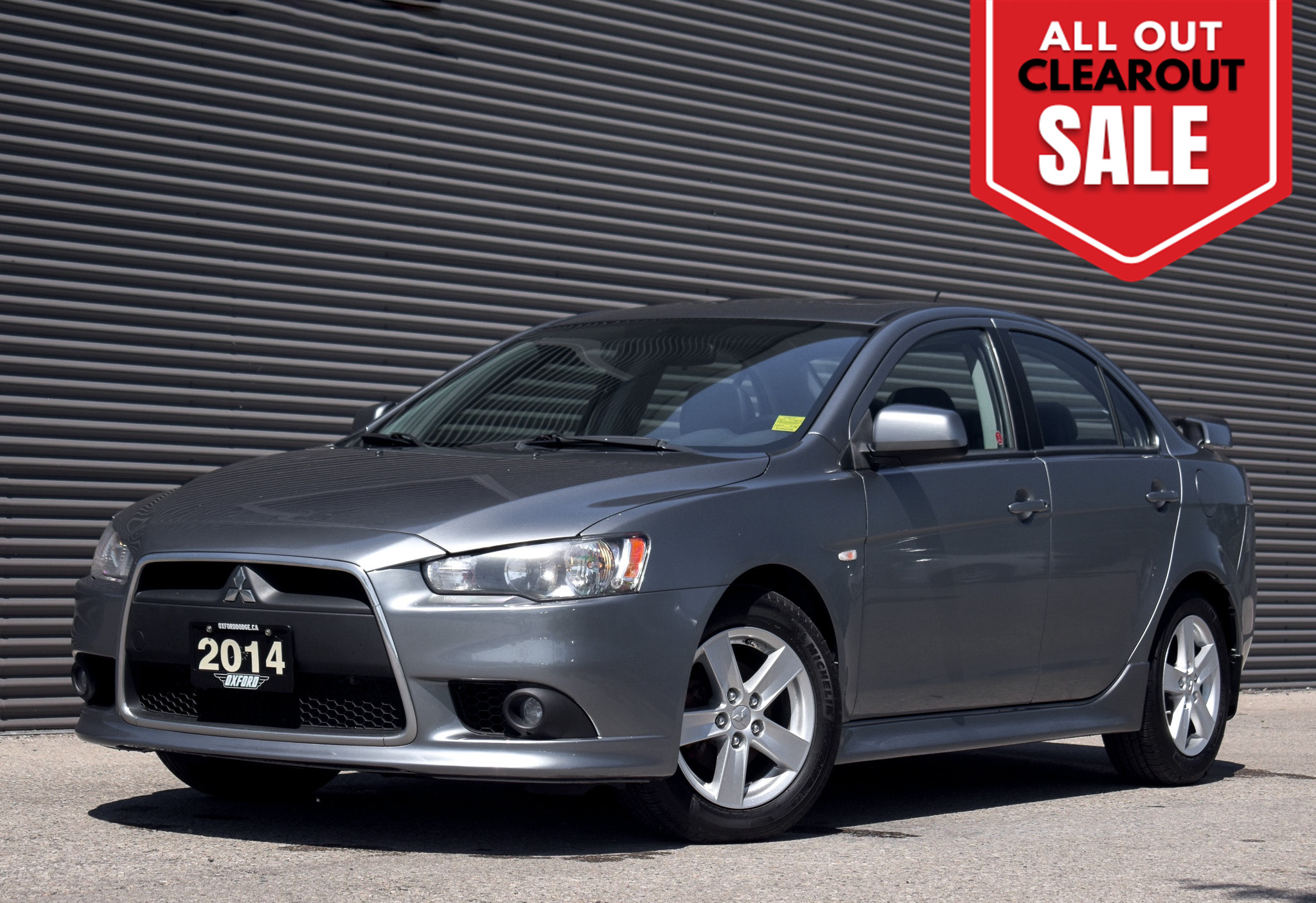 2014 Mitsubishi Lancer SE Leather, Two Sets Of Wheels And Tires, Sunroof,