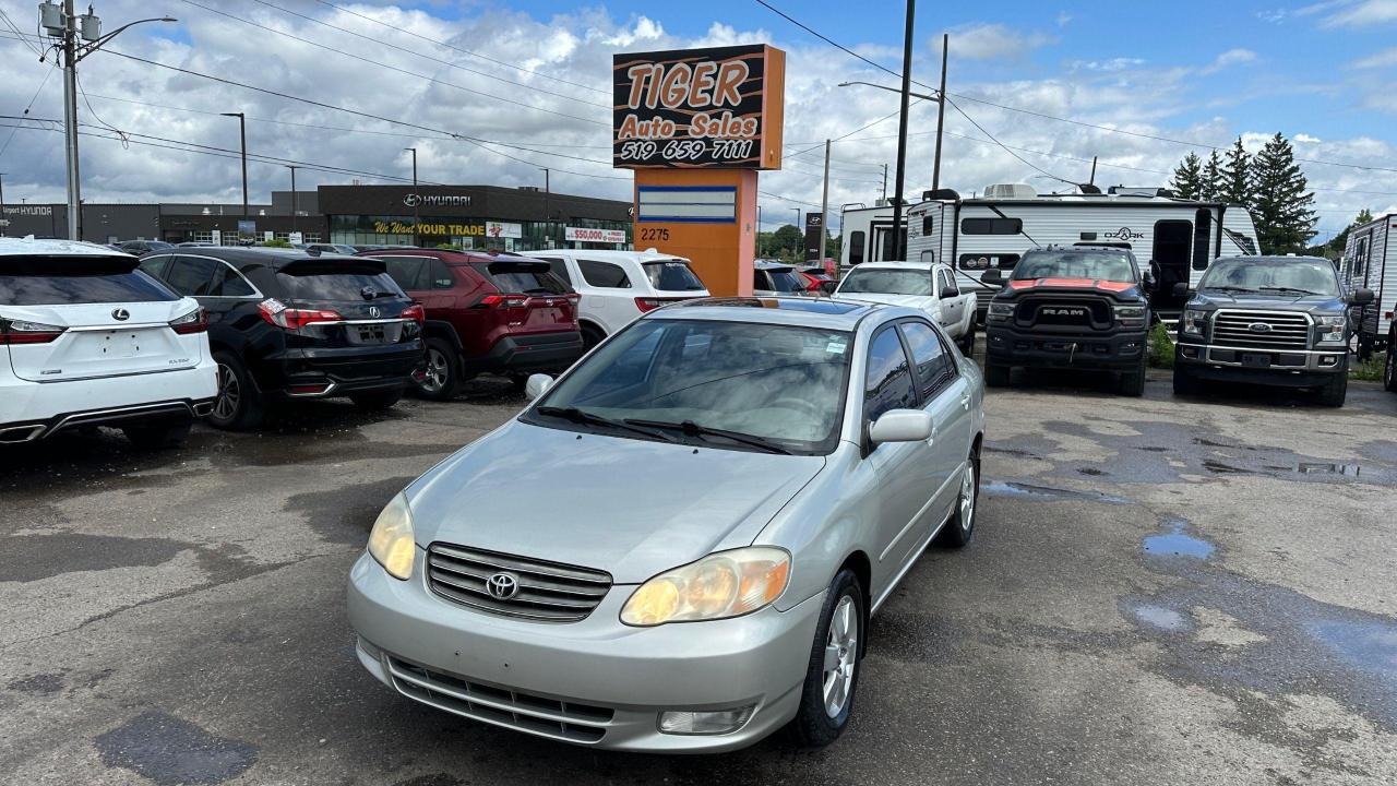 2003 Toyota Corolla CE, FUEL SAVER, NO ACCIDENTS, LEATHER, AS IS