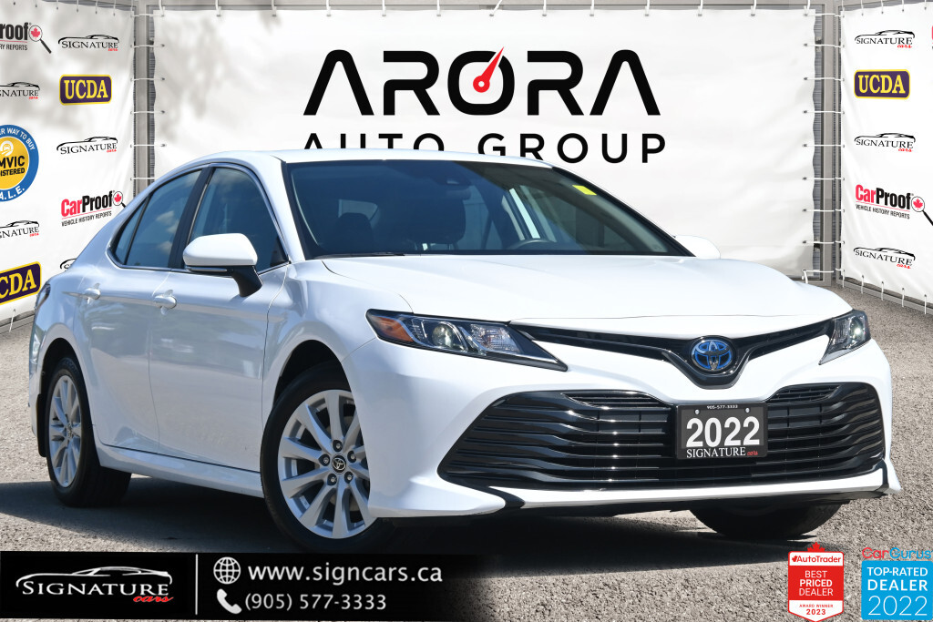 2022 Toyota Camry Hybrid LE / NO ACCIDENTS / ALLOY / CARPLAY / BSM / CRUISE