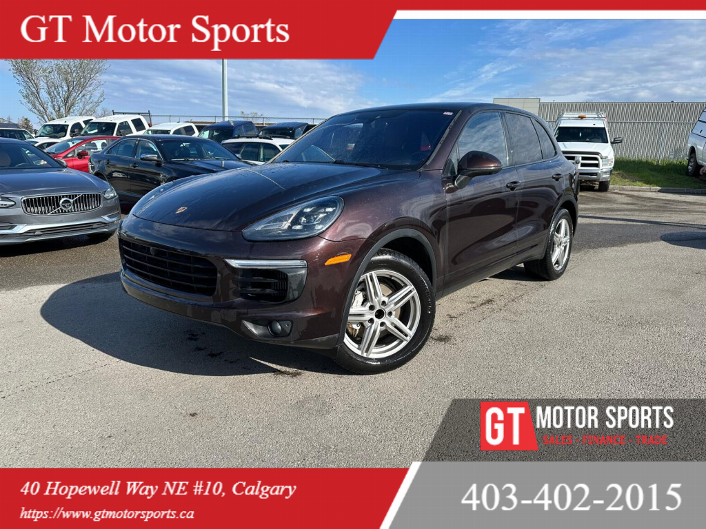 2017 Porsche Cayenne AWD | BROWN LEATHER | SUNROOF | BACKUP  CAM | $0 D