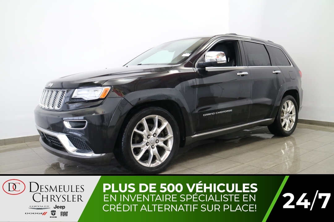 2015 Jeep Grand Cherokee Summit 4x4 Diesel Uconnect Toit ouvrant pano Cuir
