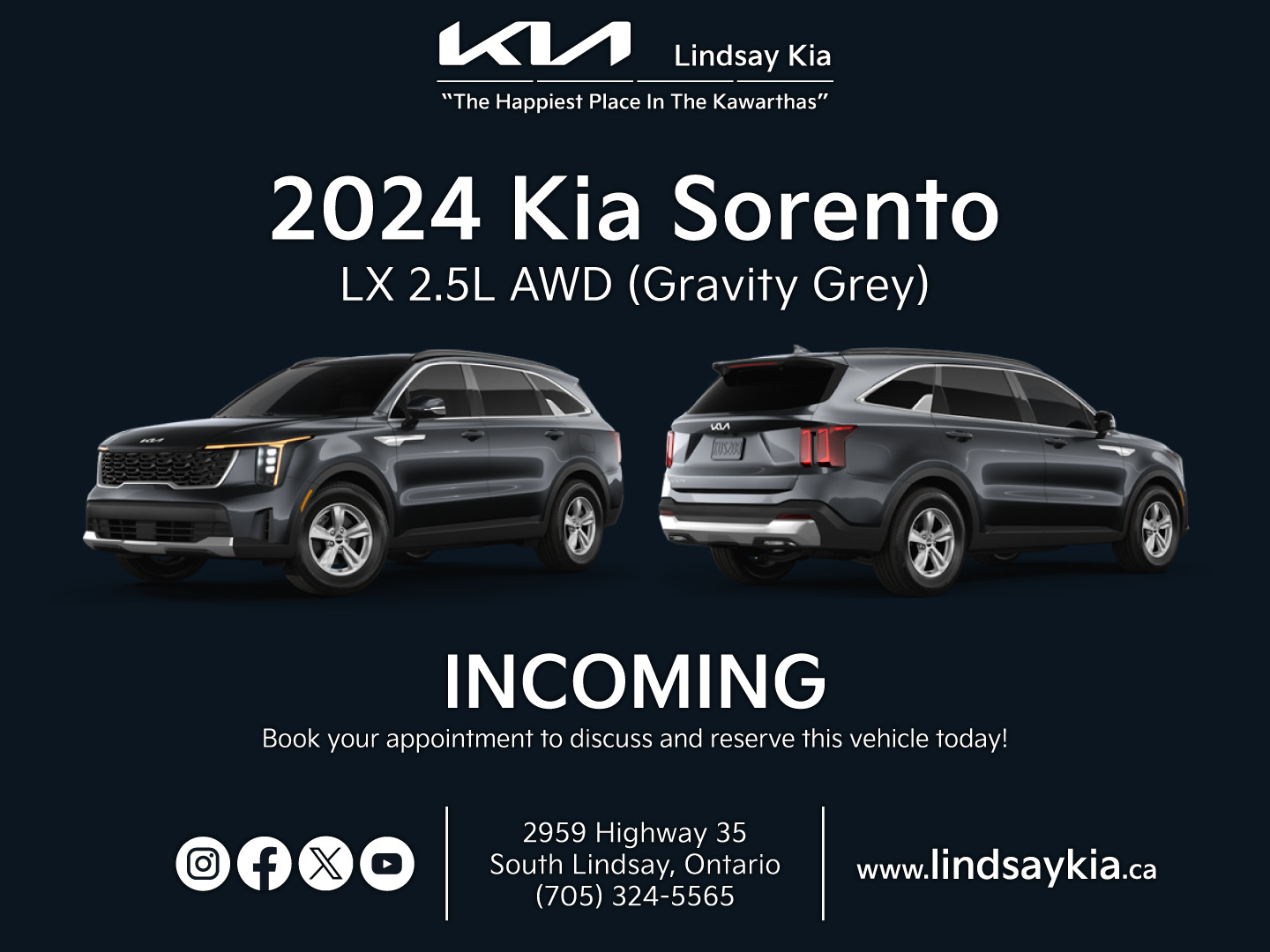 2024 Kia Sorento LX 2.5L AWD