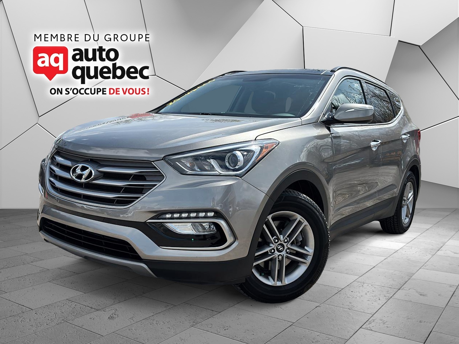 2017 Hyundai Santa Fe Sport Luxury Awd Toit pano Cuir Caméra Bouton poussoir