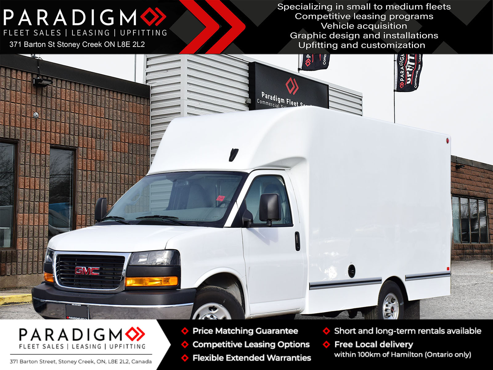 2023 GMC Savana 3500 135-Inch WB Cube Van 6.6L V8 *AVAILABLE FOR RENT*