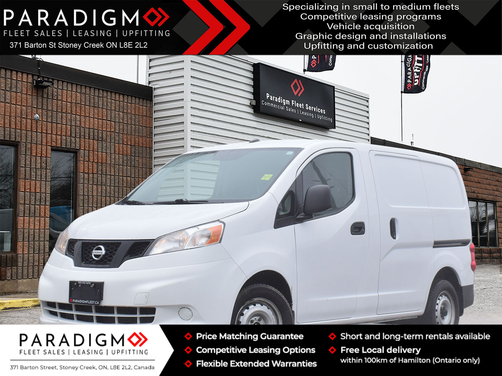 2021 Nissan NV Cargo 115.2-inch WB Low Compact Cargo Van 2.0L Gas