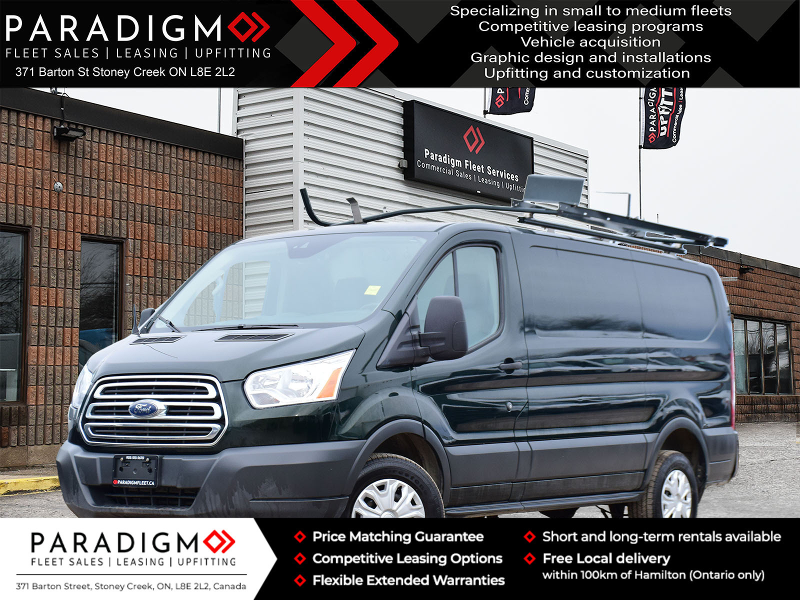 2018 Ford Transit T250 Ecoboost 3.5L V6 130-Inch WB Low Roof Cargo