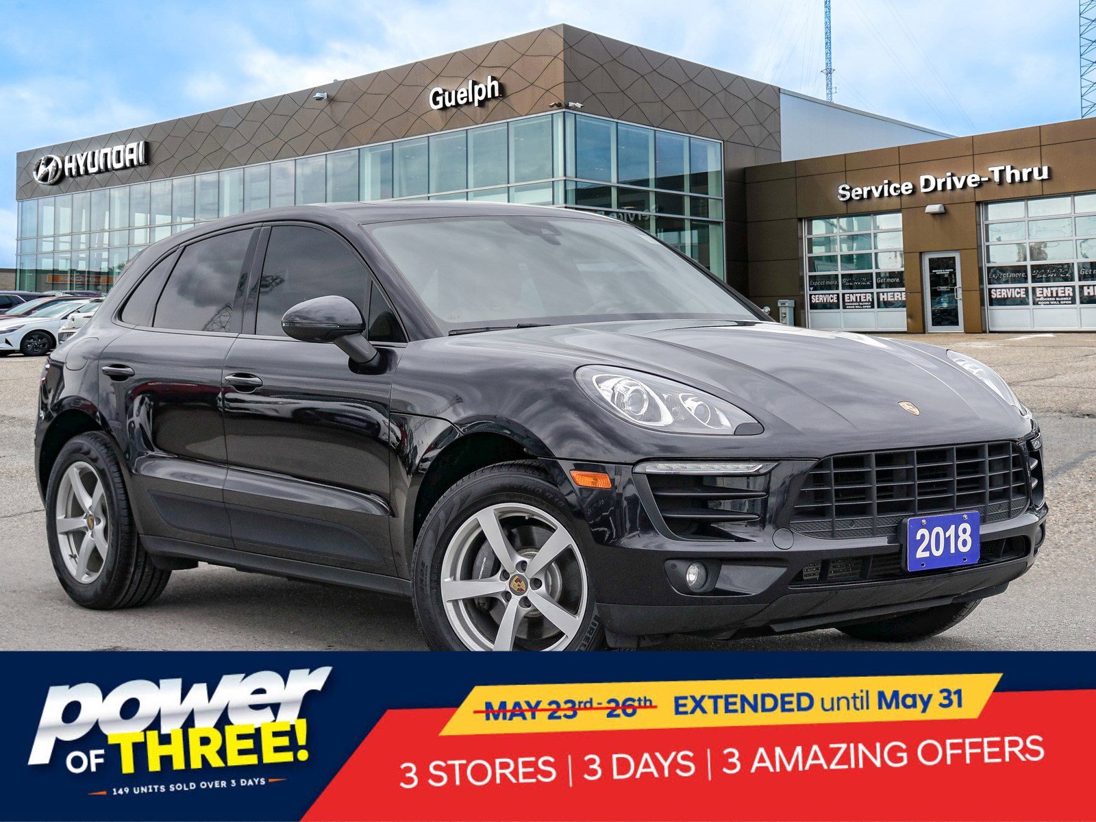 2018 Porsche Macan AWD | PANOROOF | BROWN LEATHER | BOSE | NAVI |
