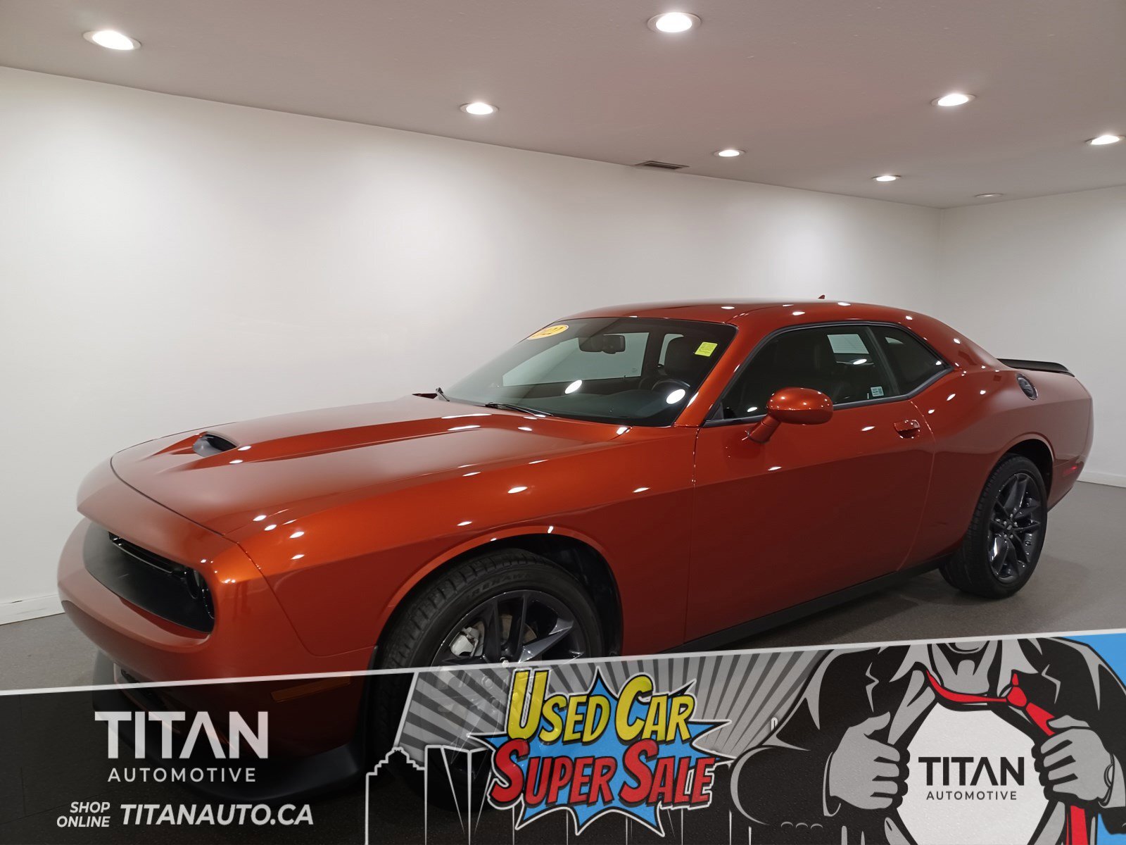 2022 Dodge Challenger GT AWD | ONLY 14,000KM!!! | 303hp | Nav | Cooled S