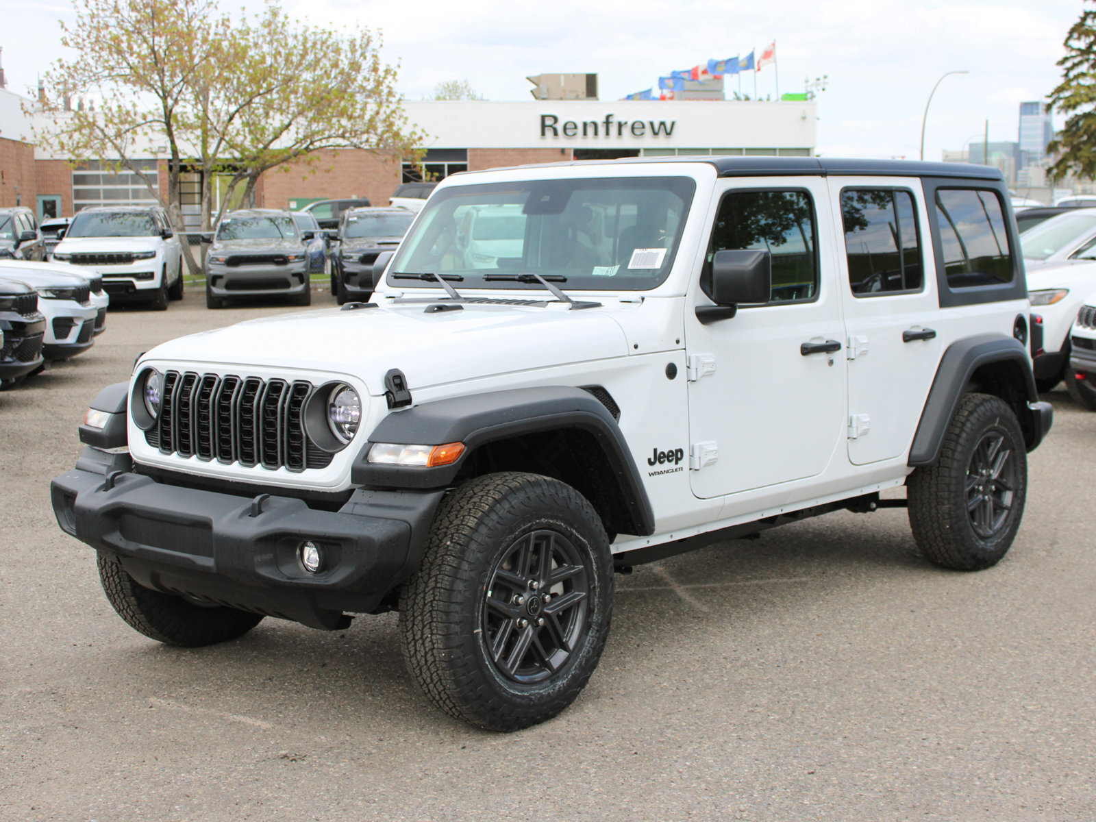 2024 Jeep Wrangler Sport S 4x4, Heated Seats, 12 Inch Screen, Safety 
